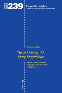 Title: The MS Digby 133 «Mary Magdalene»