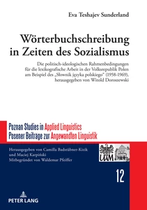 Title: Wörterbuchschreibung in Zeiten des Sozialismus