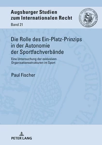Title: Die Rolle des Ein-Platz-Prinzips in der Autonomie der Sportfachverbände