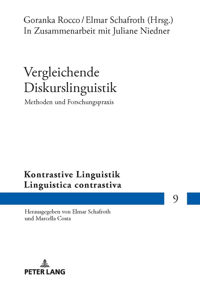 Titel: Vergleichende Diskurslinguistik. Methoden und Forschungspraxis
