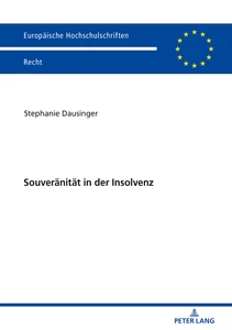 Title: Souveränität in der Insolvenz