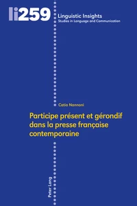 Title: Participe présent et gérondif dans la presse française contemporaine