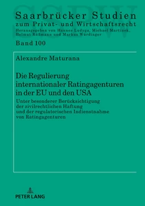 Title: Die Regulierung internationaler Ratingagenturen in der EU und den USA
