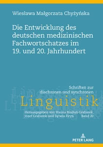 Title: Die Entwicklung des deutschen medizinischen Fachwortschatzes im 19. und 20. Jahrhundert
