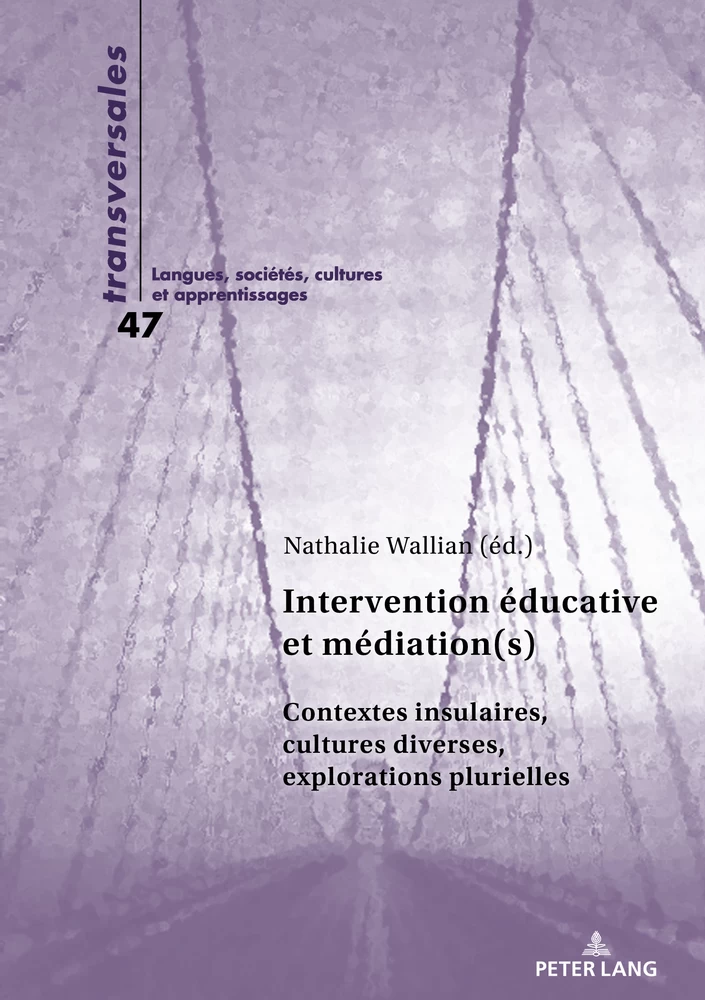 Intervention Educative Et Mediation S Peter Lang Verlag