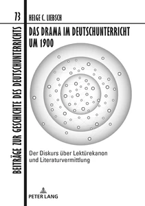 Title: Das Drama im Deutschunterricht um 1900