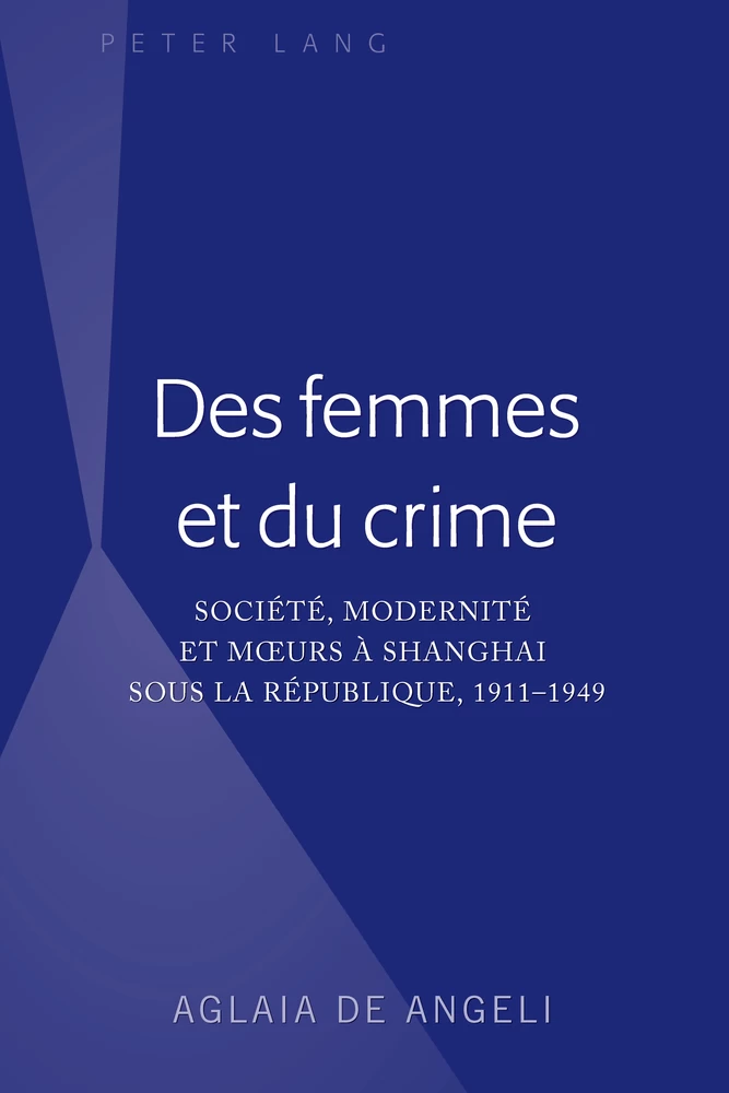 Des Femmes Et Du Crime Peter Lang Verlag