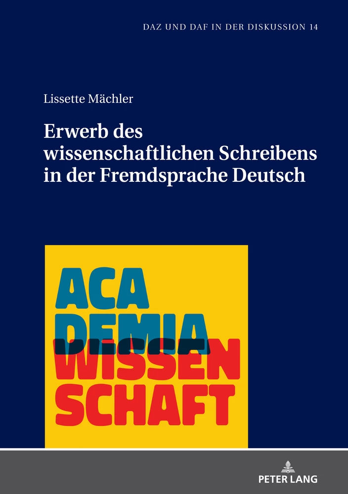 Titel: Erwerb des wissenschaftlichen Schreibens in der Fremdsprache Deutsch