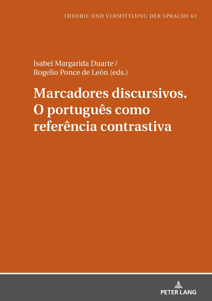 Title: Marcadores discursivos. O português como referência contrastiva