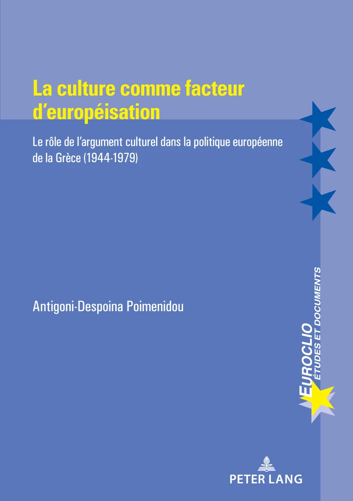 Titre: La culture comme facteur d’européisation
