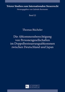 Title: Die Abkommensberechtigung von Personengesellschaften im Doppelbesteuerungsabkommen zwischen Deutschland und Japan