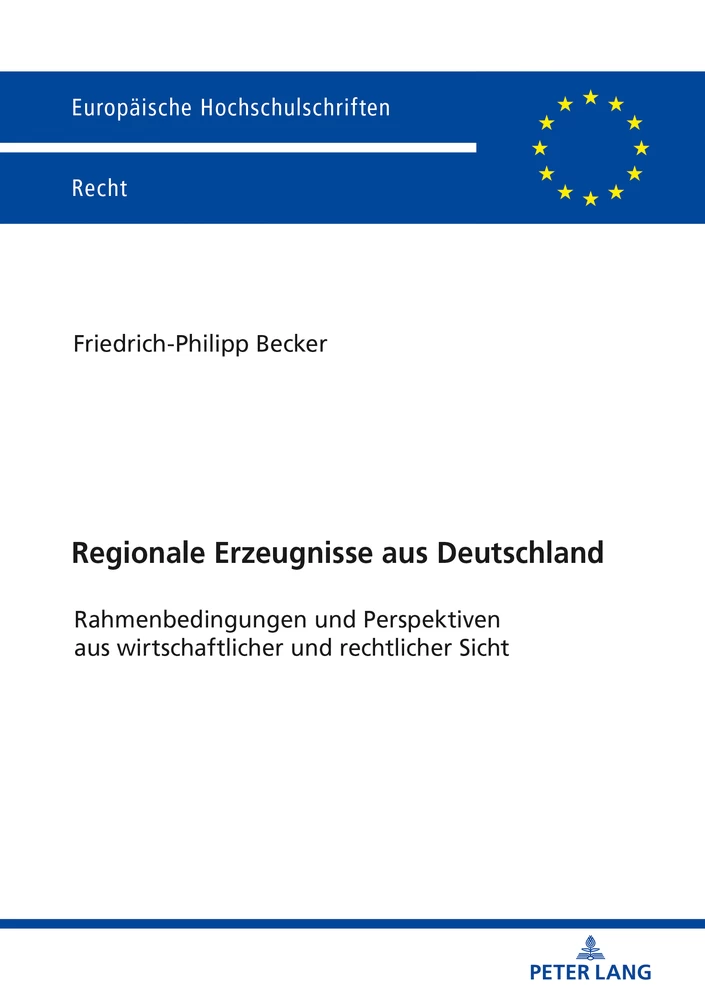 Titel: Regionale Erzeugnisse aus Deutschland