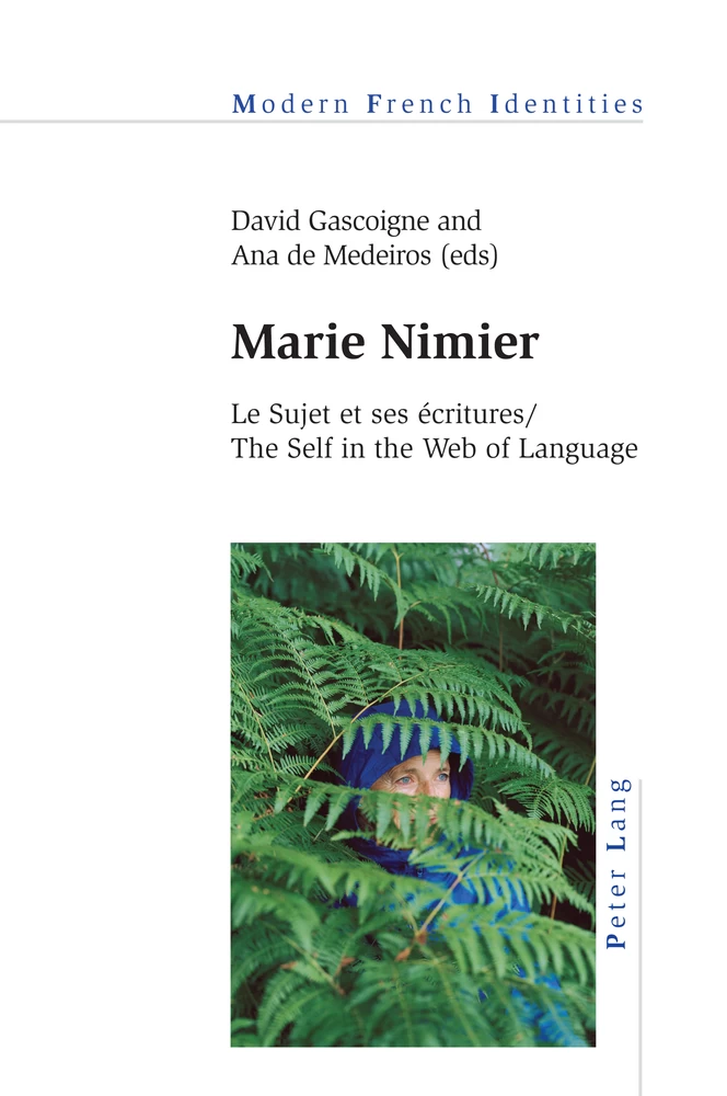 Marie Nimier Peter Lang Verlag