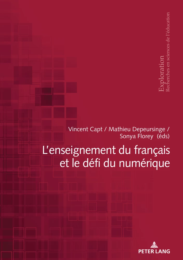 L Enseignement Du Francais Et Le Defi Du Numerique Peter Lang Verlag