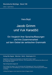 Title: Jacob Grimm und Vuk Karadžić