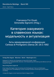 Title: Kategorija skazuemogo v slavjanskich jazykach: Modal'nost' i aktualizacija