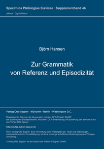 Title: Zur Grammatik von Referenz und Episodizität