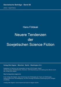 Title: Neuere Tendenzen der Sowjetischen Science Fiction