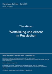 Title: Wortbildung und Akzent im Russischen