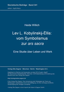 Title: Lev L. Kobylinskij-Éllis: Vom Symbolismus zur ars sacra