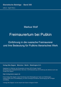 Title: Freimaurertum bei Puškin