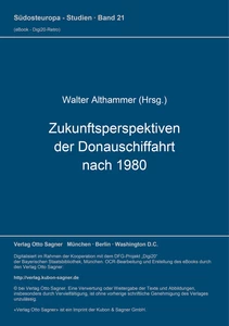 Title: Zukunftsperspektiven der Donauschiffahrt nach 1980