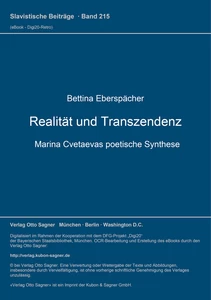 Title: Realität und Transzendenz