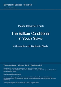 Title: The Balkan Conditional in South Slavic