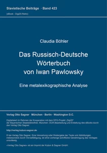 Title: Das Russisch-Deutsche Wörterbuch von Iwan Pawlowsky