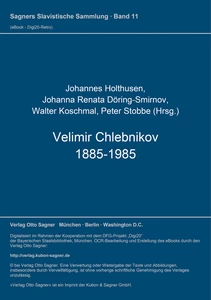 Title: Velimir Chlebnikov 1885-1985