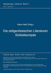 Title: Die zeitgenössischen Literaturen Südosteuropas