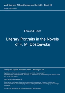 Title: Literary Portraits in the Novels of F. M. Dostoevskij
