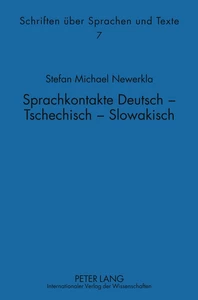 Title: Sprachkontakte Deutsch – Tschechisch –- Slowakisch