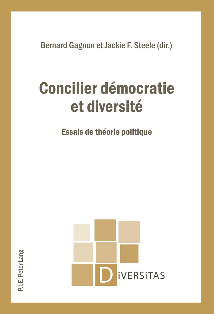 Concilier Democratie Et Diversite Peter Lang Verlag