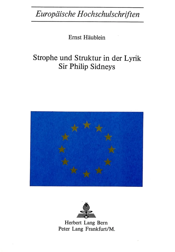 Titel: Strophe und Struktur in der Lyrik Sir Philip Sidneys