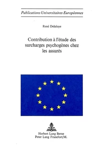 Title: Contribution à l'étude des surcharges psychogènes chez les assurés