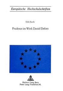 Title: Prudence im Werk Daniel Defoes