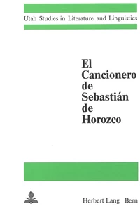 Title: El cancionero de Sebastian de Horozco