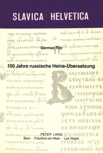 Title: 150 Jahre russische Heine-Übersetzung