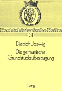 Title: Die germanische Grundstücksübertragung