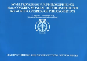 Title: 16. Weltkongress für Philosophie 1978- 16ème Congrès mondial de philosophie- 16th World Congress of Philosophy 1978