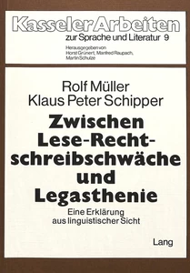 Title: Zwischen Lese-Rechtschreibschwäche und Legasthenie