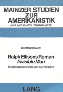 Title: Ralph Ellisons Roman «Invisible Man»