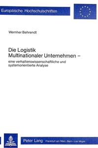Title: Die Logistik multinationaler Unternehmen
