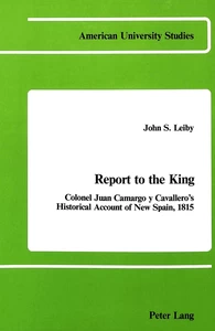 Title: Report to the King