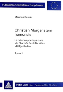 Title: Christian Morgenstern humoriste
