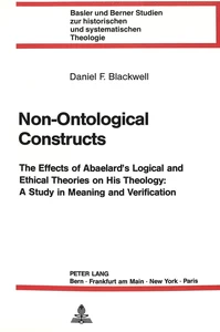 Title: Non-Ontological Constructs