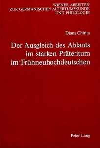 Title: Der Ausgleich des Ablauts im starken Präteritum im Frühneuhochdeutschen