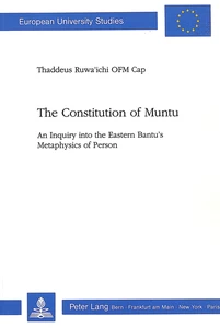 Title: The Constitution of Muntu