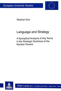 Title: Language and Strategy